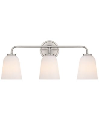 Possini Euro Bouchard 24"W Brushed Nickel 3-Light Bath Vanity Light