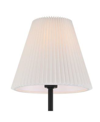 Possini Euro Nina 14" High Matte Black Wall Sconce Set of 2