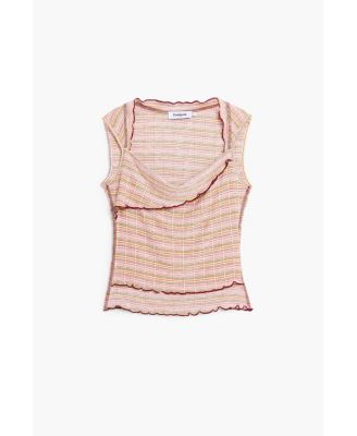 Women's Layered Trimmed T-Shirt