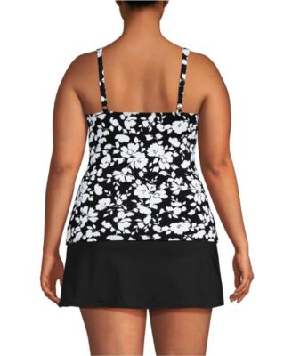 Women's Sweetheart Wrap Underwire Tankini Top