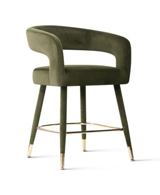 Counter Height Stools with Arms for Kitchen Island, 2PK