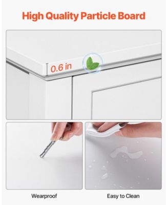 9 Drawer Dresser, Wooden Chest of Drawers with Sliding and Anti