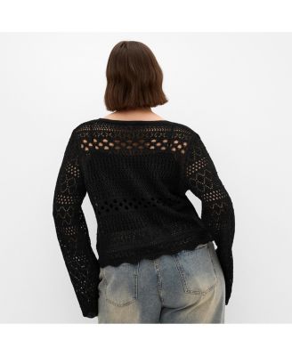 Women's Crochet Love Top