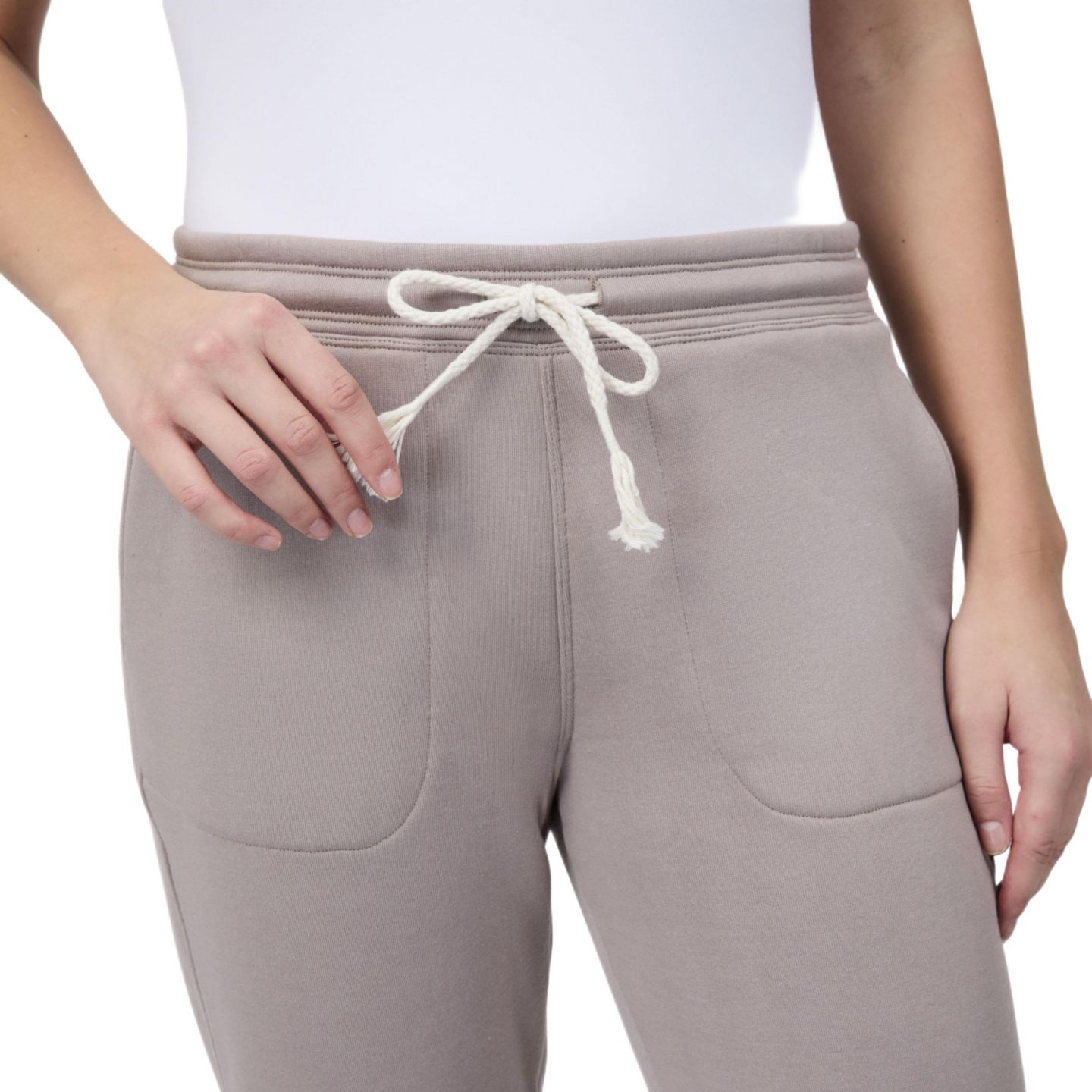 Женские брюки Free Country Cloud Fleece Athletic Jogger, цвет: Taupewood — фото 3