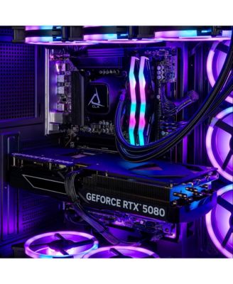 Set Gaming PC - Liquid Cooled Intel Core Ultra 7 270K Plus 3.7GHz, 64GB DDR5, GeForce RTX 5080 16GB Graphics, 2TB SSD, WiFi, Windows 11 Home