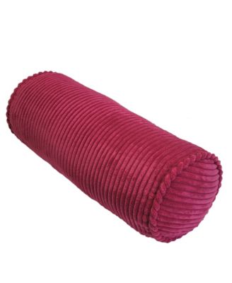 Bowery Corduroy Neckroll Decorative Pillow, 7" x 18"