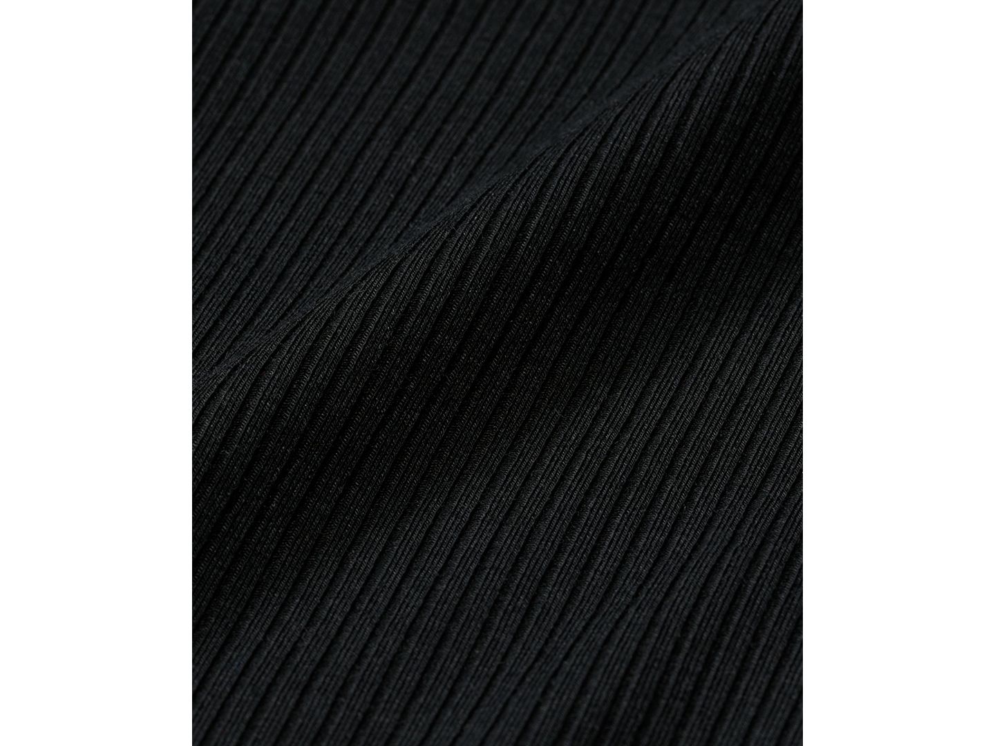 Женская юбка-шорты Nike Sportswear Chill Knit Mid-Rise Tight Ribbed Skort, цвет: Чёрный / Молочный — фото 6