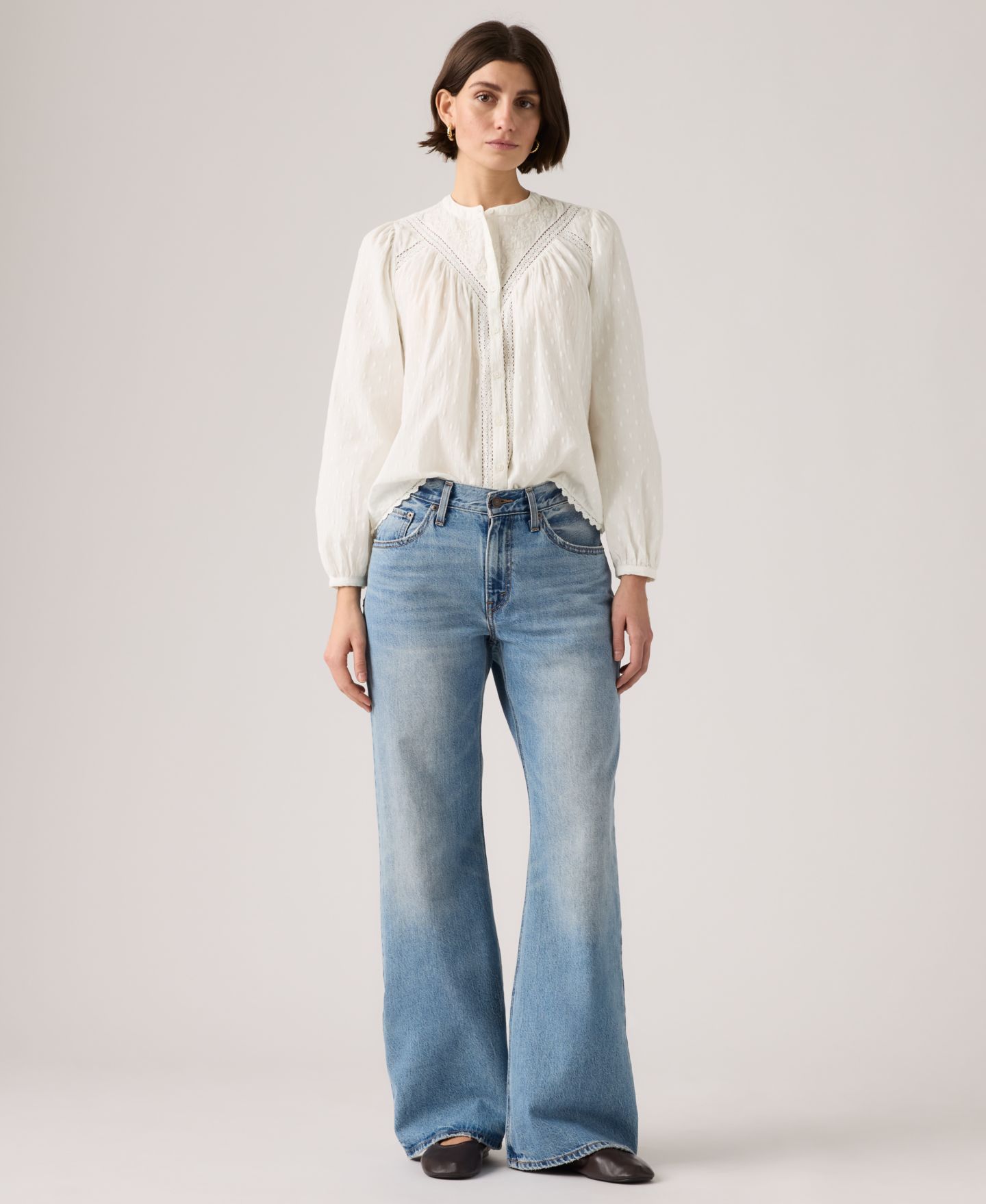 Женские джинсы Levi's Premium Mid-Rise Loose Bootcut, цвет: Easy Days — фото 2