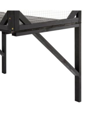 Outdoor Cat Catio Enclosure Patio House With Platforms For 1-3 Cats