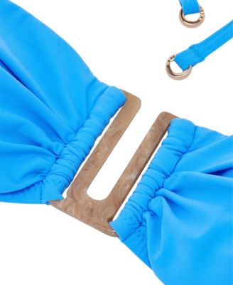 Women's Removable-Strap Bandeau Bikini Top