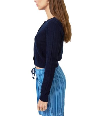 Women's Clover Novelty Stitch Cardigan
