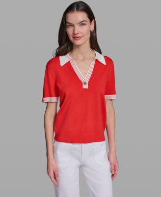 Women's Johnny Collar Sweater