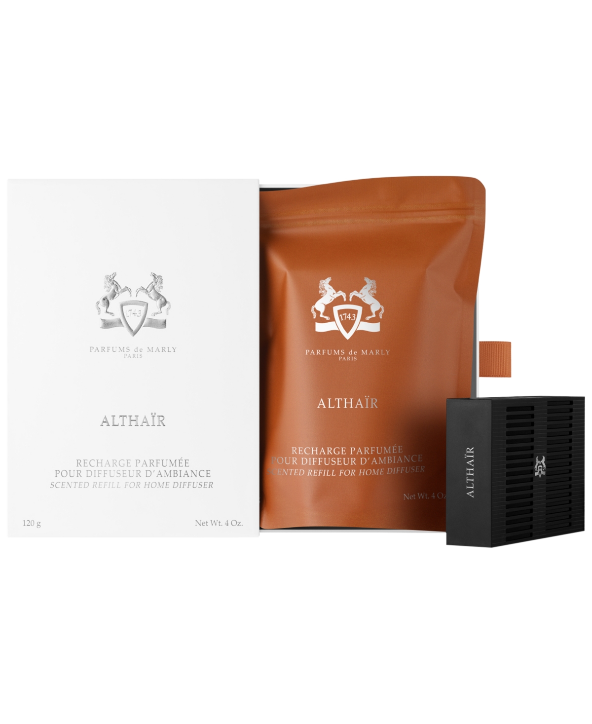 Parfums de Marly Althair Scented Refill for Home Diffuser, 4 oz.