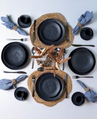 Stoneware Dinner Plates, Set of 6