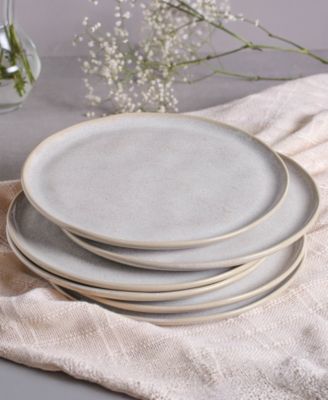 Stoneware Buffet Dinner Plates, Set of 6