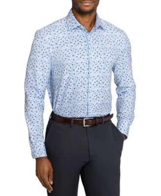 Men's Slim-Fit Performance Stretch Dress Shirt