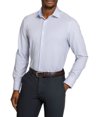 Men's Slim-Fit Performance Stretch Comfort Dress Shirt