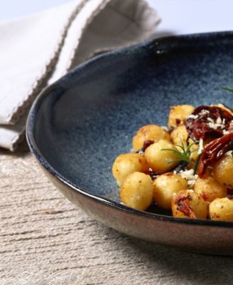 Stoneware Pasta Bowls, Set of 6