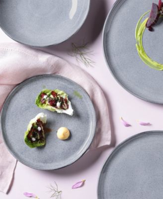 Stoneware Bread Plates, Set of 6