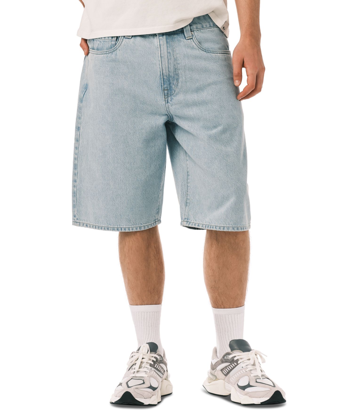 Мужские шорты Buffalo David Bitton 12" Mick Baggy-Fit, цвет: Светлая варка — фото 1