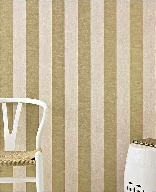 Graham Brown Ariadne Gold Stripe Wallpaper Reviews Wallpaper Home Decor Macy S