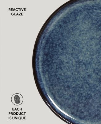 Stoneware Bread Plates, Set of 6