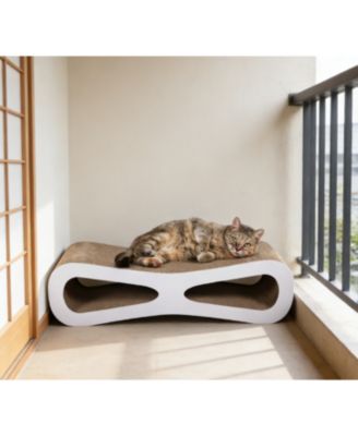 Zeus &  Ruta  Cat Scratcher Toy with Corrugated Cardboard