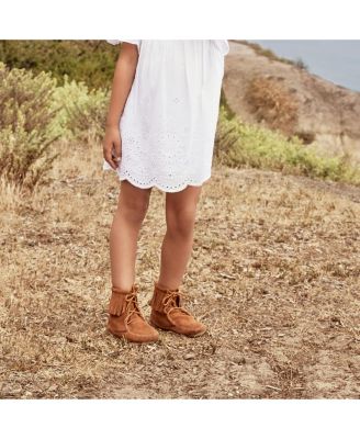 Little Girls Kids' Suede Tramper Lace Up Boots