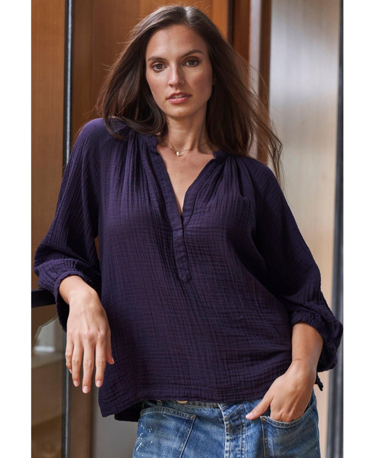 Ocean+Main Women's Gauze Top