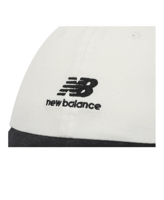 Men's Panel Stacked Logo Adult Black Hat
