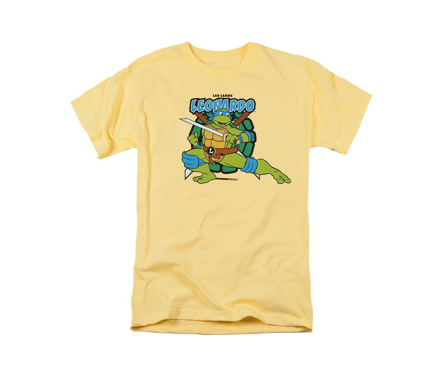 Мужская футболка Logovision Tmnt Leonardo Leads, цвет: Banana — фото 1