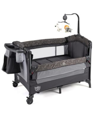 5 in 1 Bedside Bassinet with Diaper Changer and Mattress