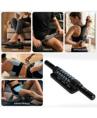 Swift Hands-Free Rolling Percussive Massager for Muscle Recovery, Tension Relief, and Relaxation