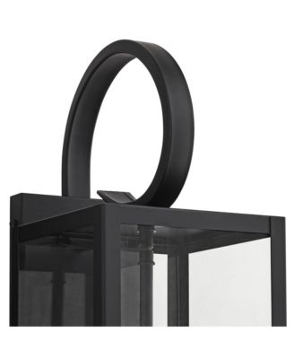 Mira Modern Outdoor Wall Light Fixture Flat 21 1/2" Clear Glass for Post Exterior Barn Deck House Porch Yard Posts Patio Home