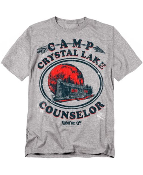 Мужская футболка Friday The 13th Camp Counselor, цвет: Меланжевый