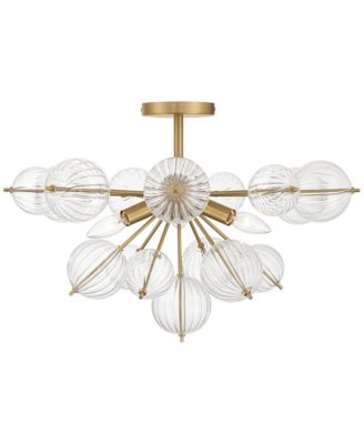 Possini Euro Magrania 23" Wide Gold Sputnik 3-Light Ceiling Light