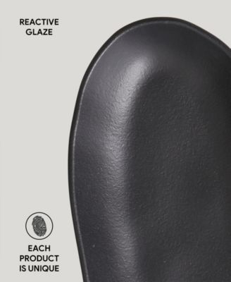 Stoneware Large Deep Oval Platters, Set of 4