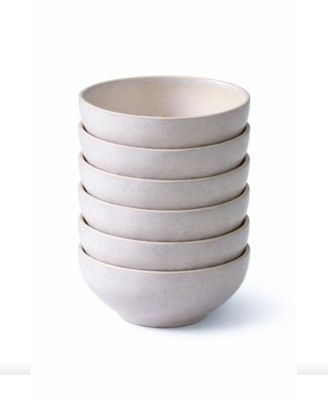 Stoneware Soup Bowls, Set of 6