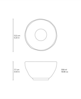 Stoneware Soup Bowls, Set of 6