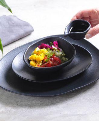 Stoneware Teardrops, Set of 6