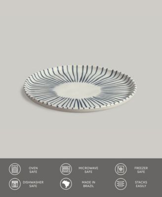 Elemento Stoneware Bread Plates, Set of 6