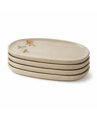 Campestre Medium Shallow Oval Platters, Set of 4 image
