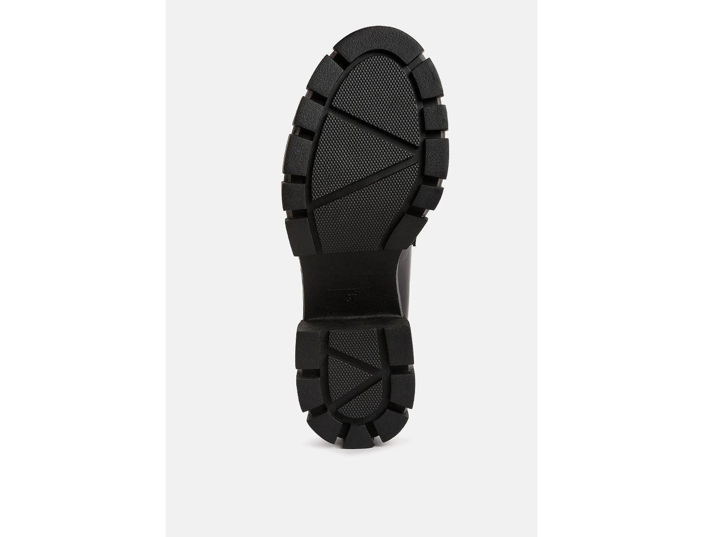 Женские туфли London Rag Jonah Platform Loafer, цвет: Чёрная искусственная кожа — фото 7