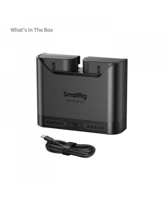 2x LP-E6P 18.1Wh 7.2V 2520mAh Camera Battery with Dual Charger