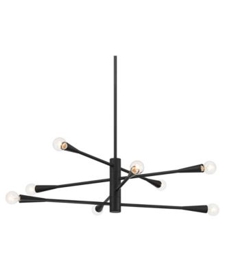 Livonia Matte Chandelier Modern Sputnik 8-Light Fixture for Dining Room House Foyer Kitchen