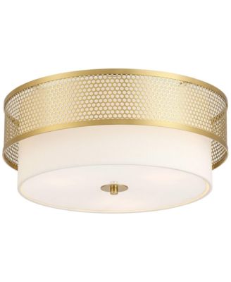 Marino and Linen 3-Light Ceiling Light