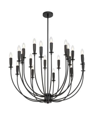 Possini Euro Lloyd Wide 20-Light Modern Chandelier