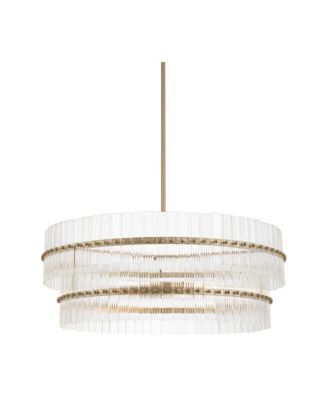Emerson Matte Glass 6-Light Tiered Chandelier