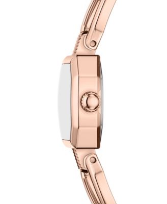 Women's Harlow Mini Two-Hand Rose Gold-Tone Stainless Steel Watch 20mm