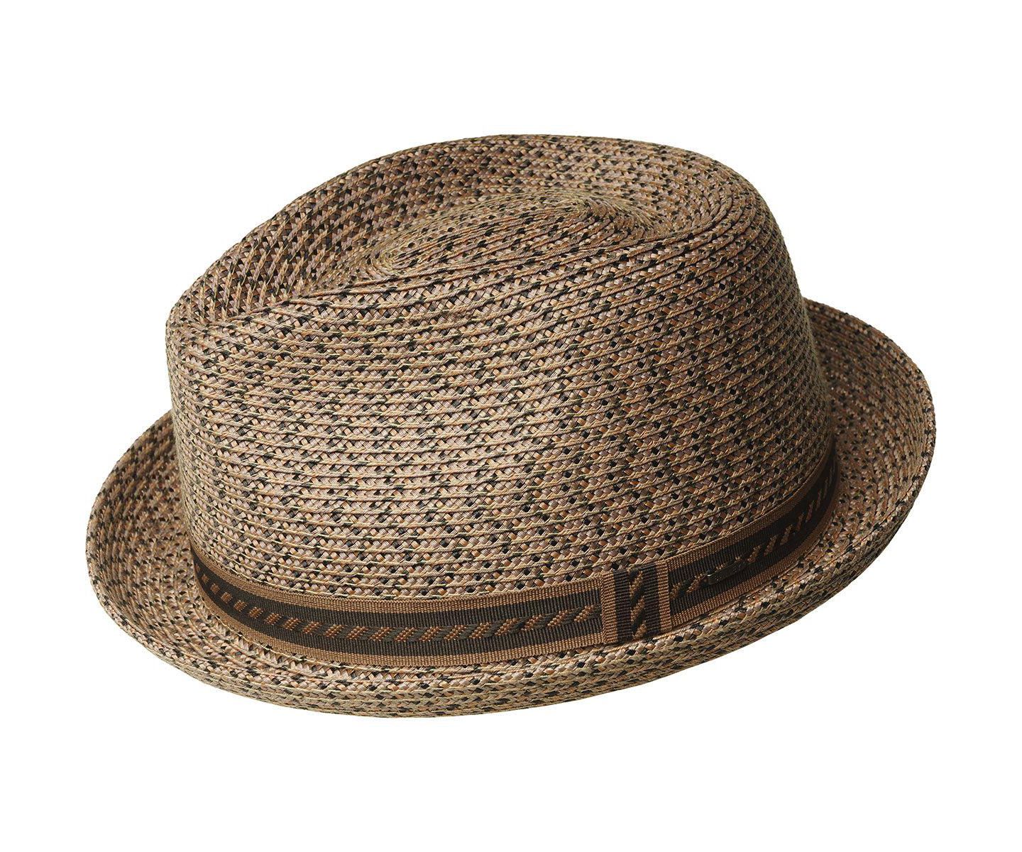 Мужской головной убор Bailey 1922 Mannes Braided Trilby Hat, цвет: Дубовый — фото 1